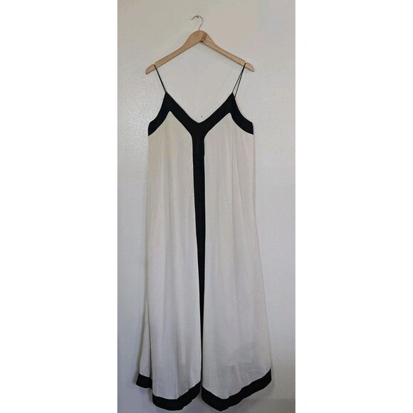 COMMENSE Sicily Old Money Aesthetic Maxi Slip Dress Womens Size Large - Picture 2 of 9